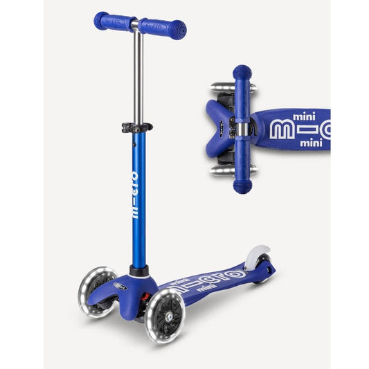 Micro Kickboard LED Scooters Mini LED Scooter - Blue/White