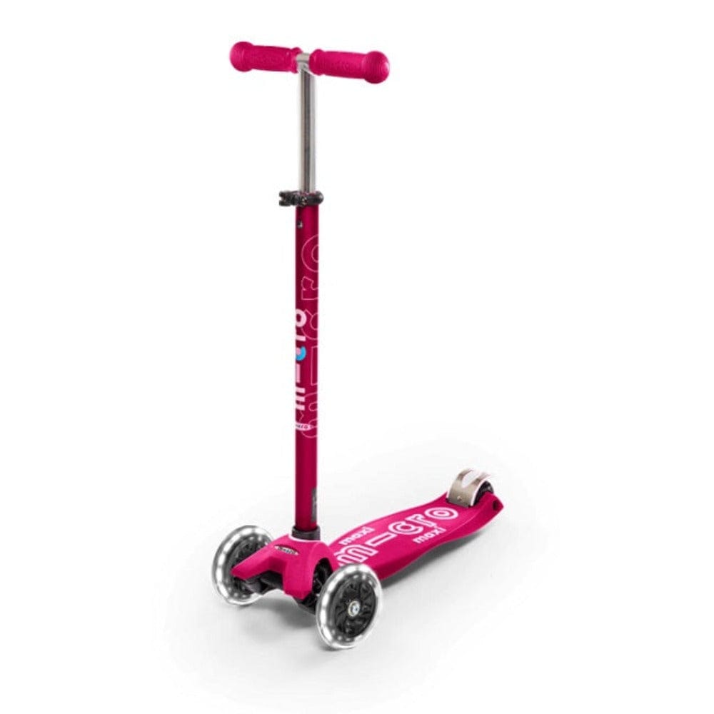 Micro Kickboard Scooters Default Maxi Deluxe LED Scooter - Pink