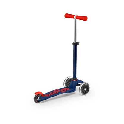 Micro Kickboard Scooters Default Mini Deluxe LED Scooter - Navy Blue/Red