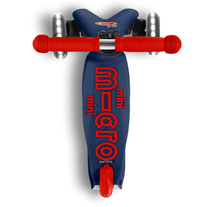 Micro Kickboard Scooters Default Mini Deluxe LED Scooter - Navy Blue/Red