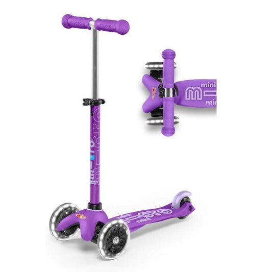 Micro Kickboard Scooters Default Mini Deluxe LED Scooter - Purple