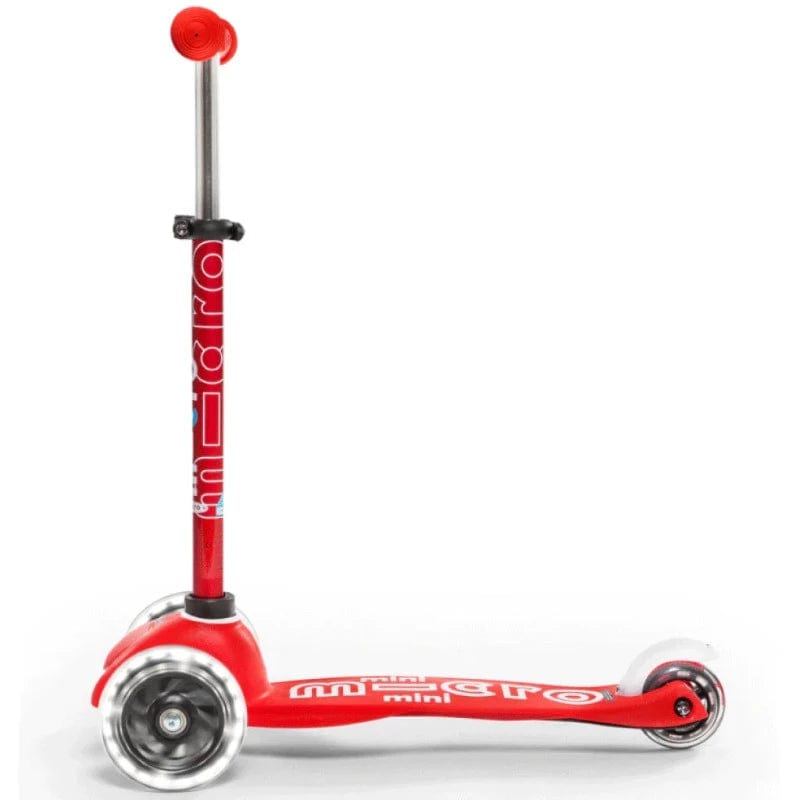 Micro Kickboard Scooters Default Mini Deluxe LED Scooter-  Red