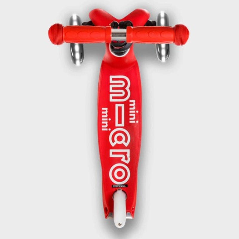 Micro Kickboard Scooters Default Mini Deluxe LED Scooter-  Red