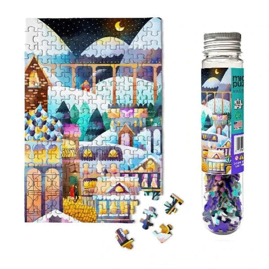 Micro Puzzles Mini Puzzles Default Alpine Village 150 Piece Micro Puzzle