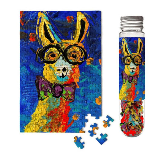 Micro Puzzles Mini Puzzles Default Lively Louis Llama 150 Piece Micro Puzzle UPC