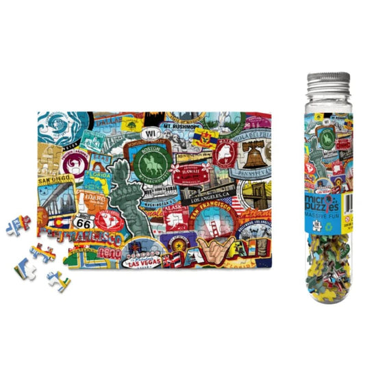 Micro Puzzles Mini Puzzles Default Road Trip USA 150 Piece Micro Puzzle