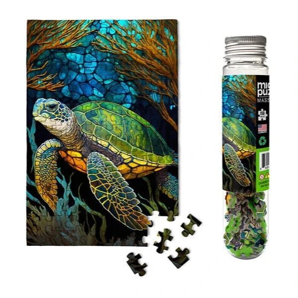 Micro Puzzles Mini Puzzles Default Sea Turtle 150 Piece Micro Puzzle