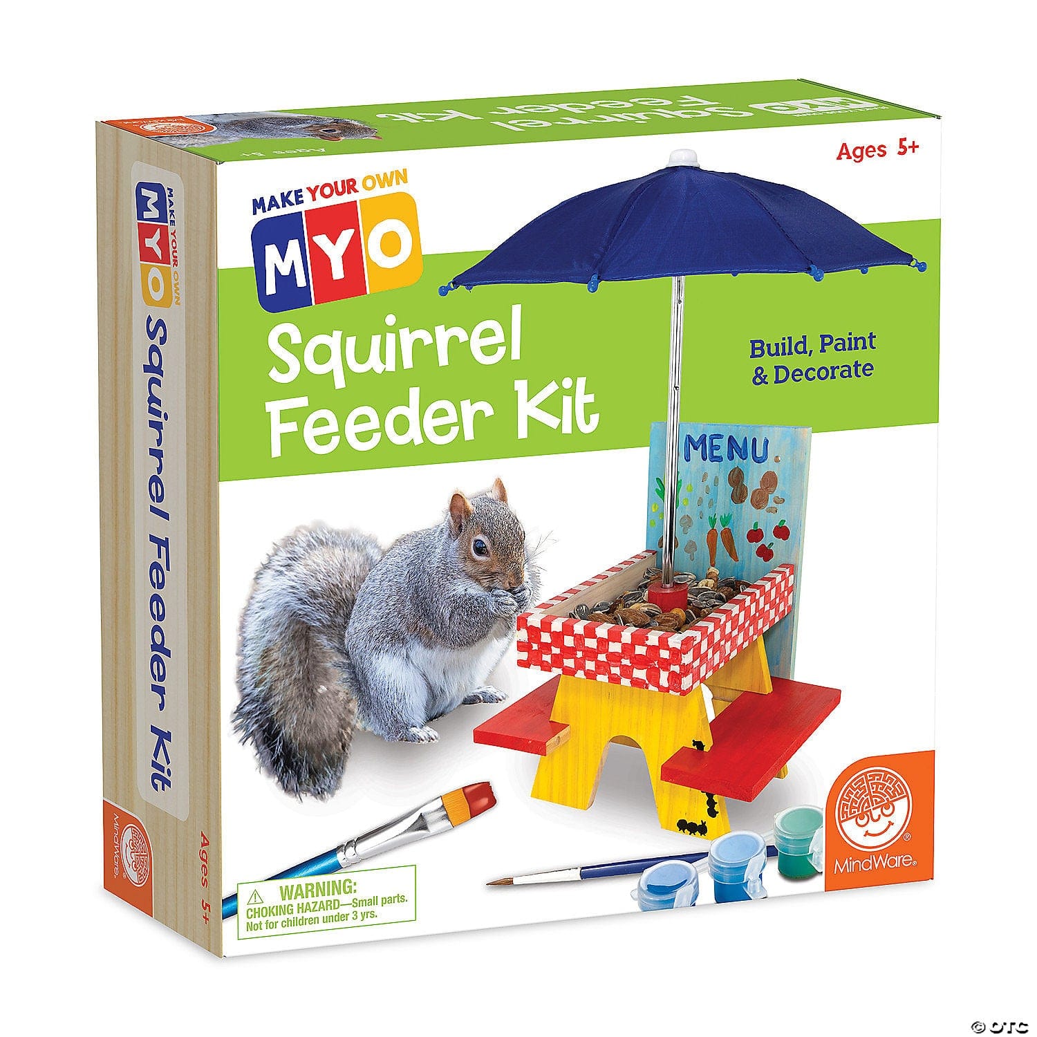 Mindware Art & Craft Activity Kits Make Your Own Squirrel Feeder