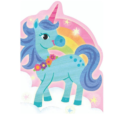 MindWare Card Games Default Rainbow Unicorn Birthday Card