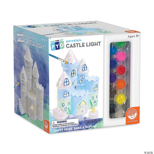 Mindware Coloring & Painting Kits Paint Your Own Porcelain Castle Light