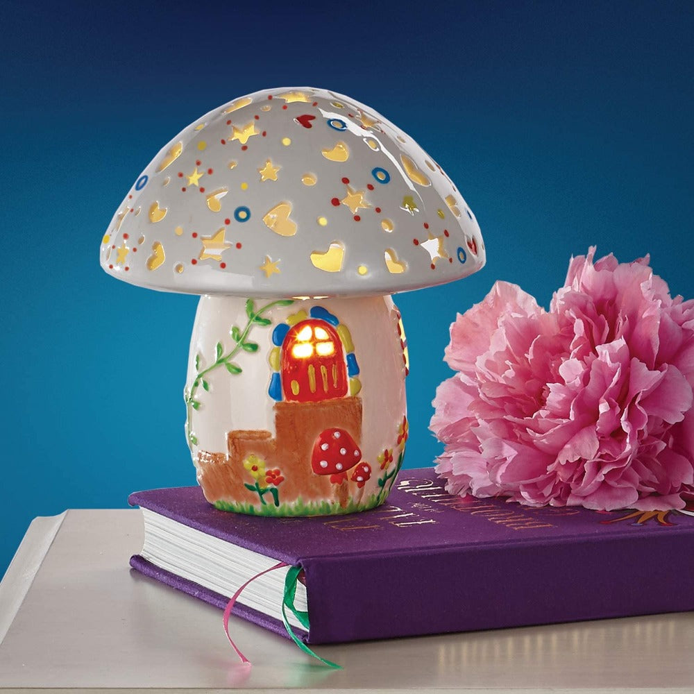 Mindware Coloring & Painting Kits Paint Your Own Porcelain Fairy Light