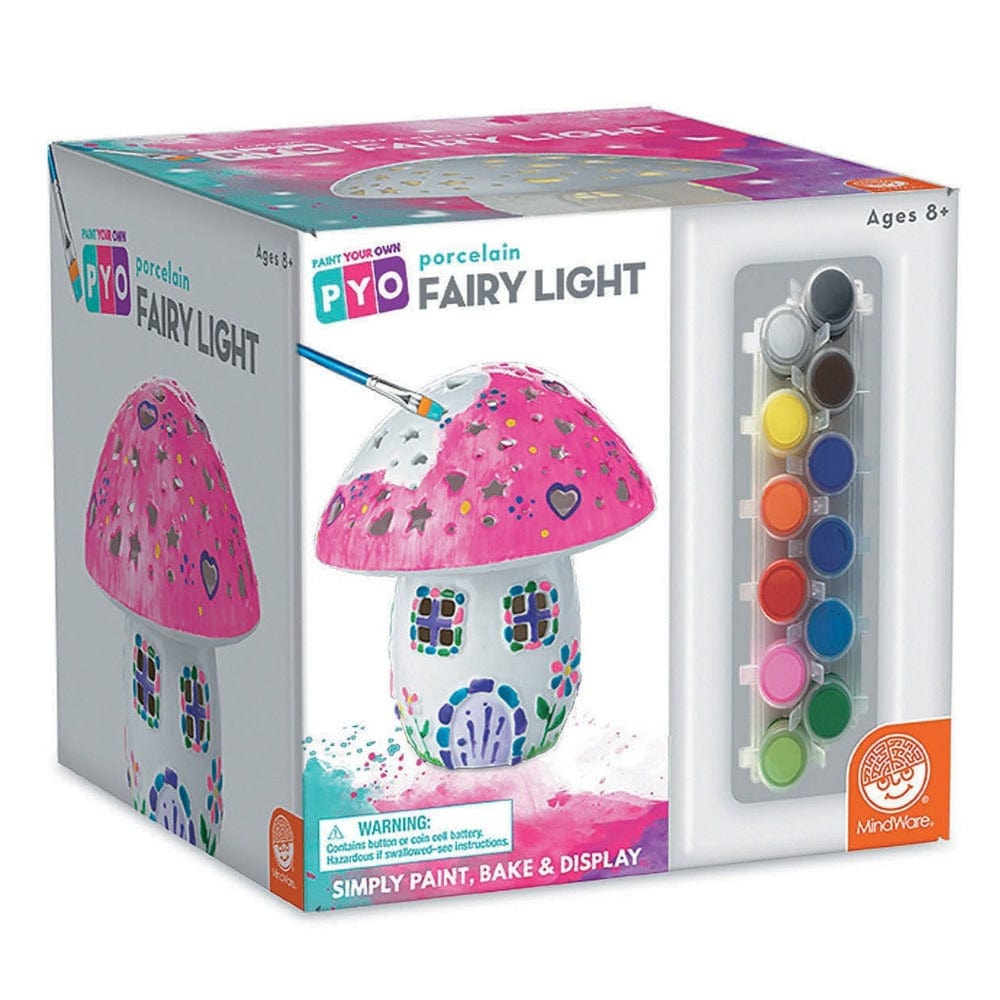 Mindware Coloring & Painting Kits Paint Your Own Porcelain Fairy Light