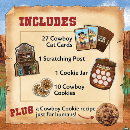 Mindware Cooperative Games Default Meowdy Partner - The Kitty Cowboy Matching Game!