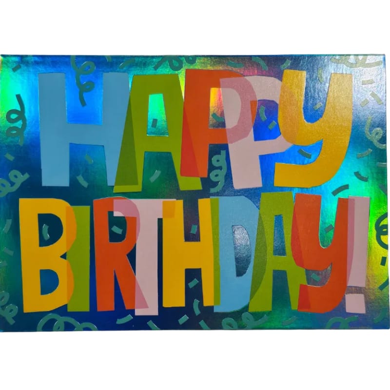 MindWare Gift Enclosure Cards Default Bright Lettering Birthday Card
