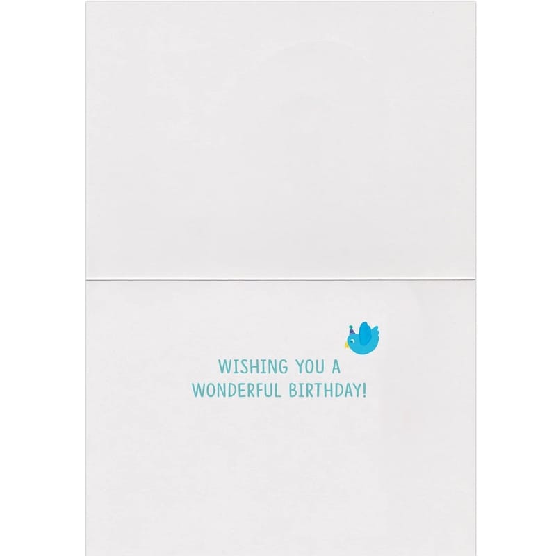 MindWare Gift Enclosure Cards Pennant Glitter Birthday Card