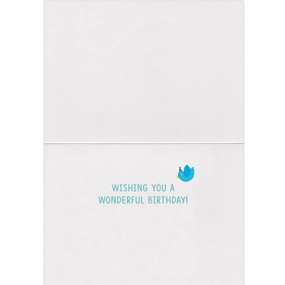MindWare Gift Enclosure Cards Pennant Glitter Birthday Card