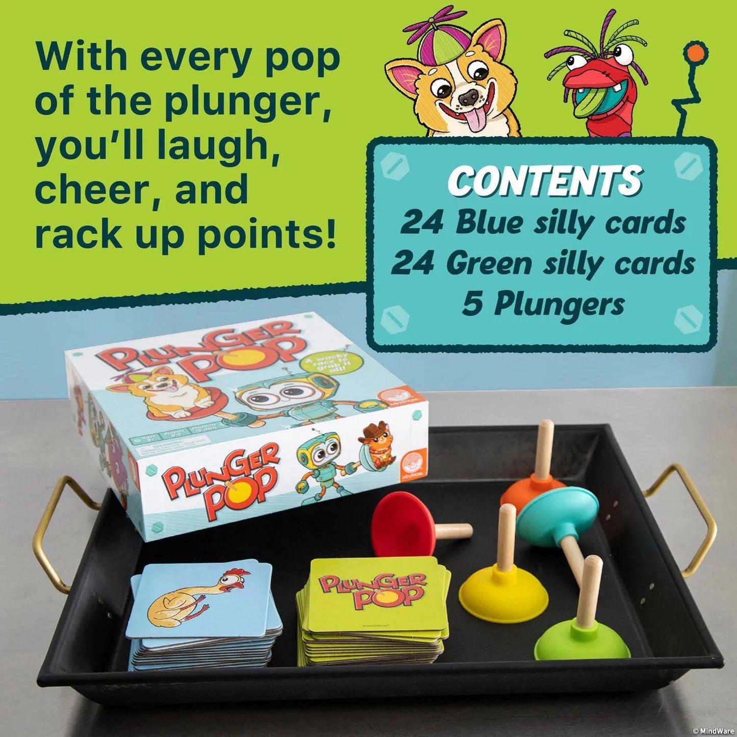 MindWare Matching Games Plunger Pop