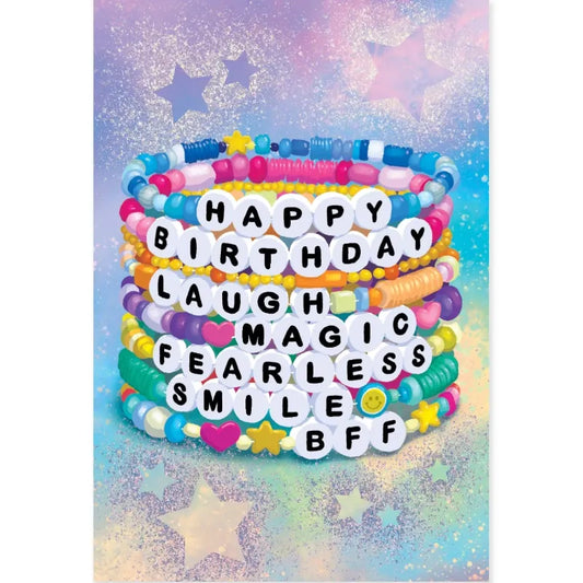 MindWare Mini Gift Enclosure Cards Glitter Friendship Bracelet Gift Enclosure