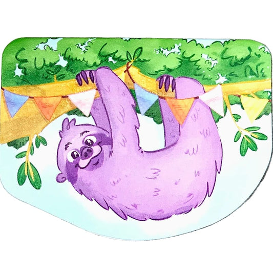 MindWare Mini Gift Enclosure Cards Sloth Gift Enclosure (Purple)