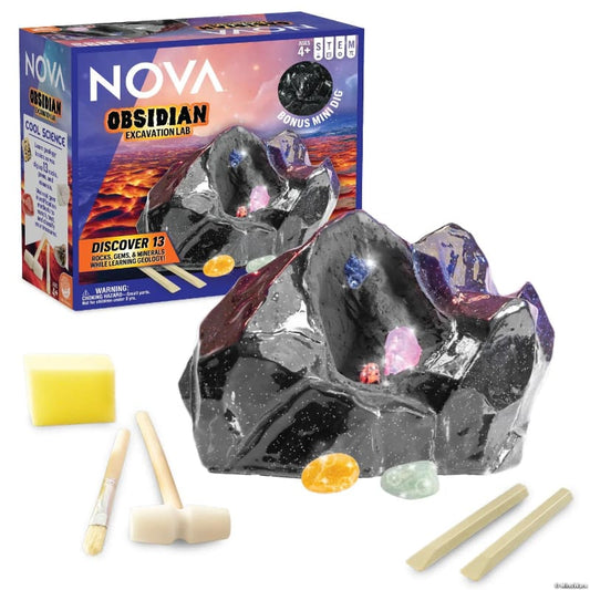 MindWare Science Excavation Kits Nova Obsidian Excavation Lab