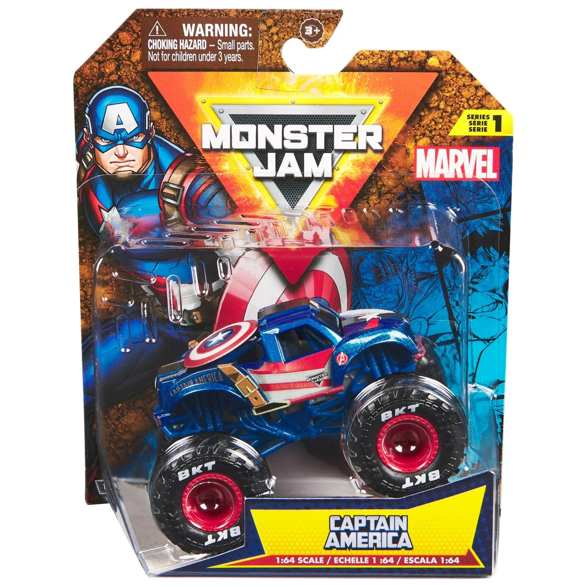 Monster Jam Vehicles Default Monster Jam - Marvel Trucks (Assorted Styles)