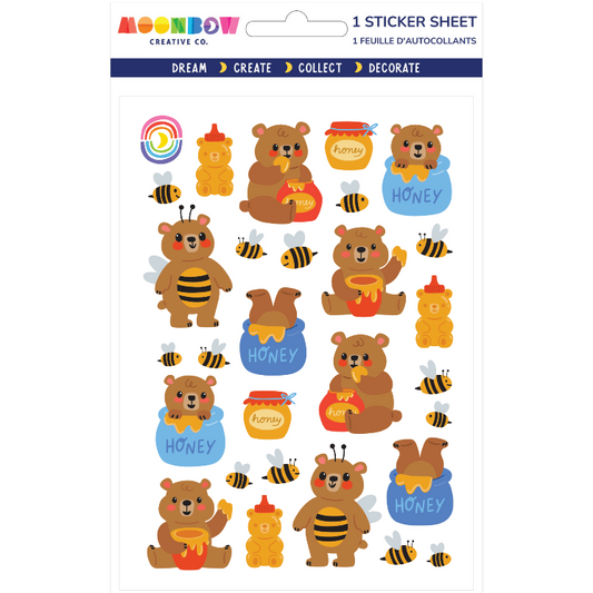 Moonbow Creative Co Stickers Beary-y Cozy Glossy Stickers