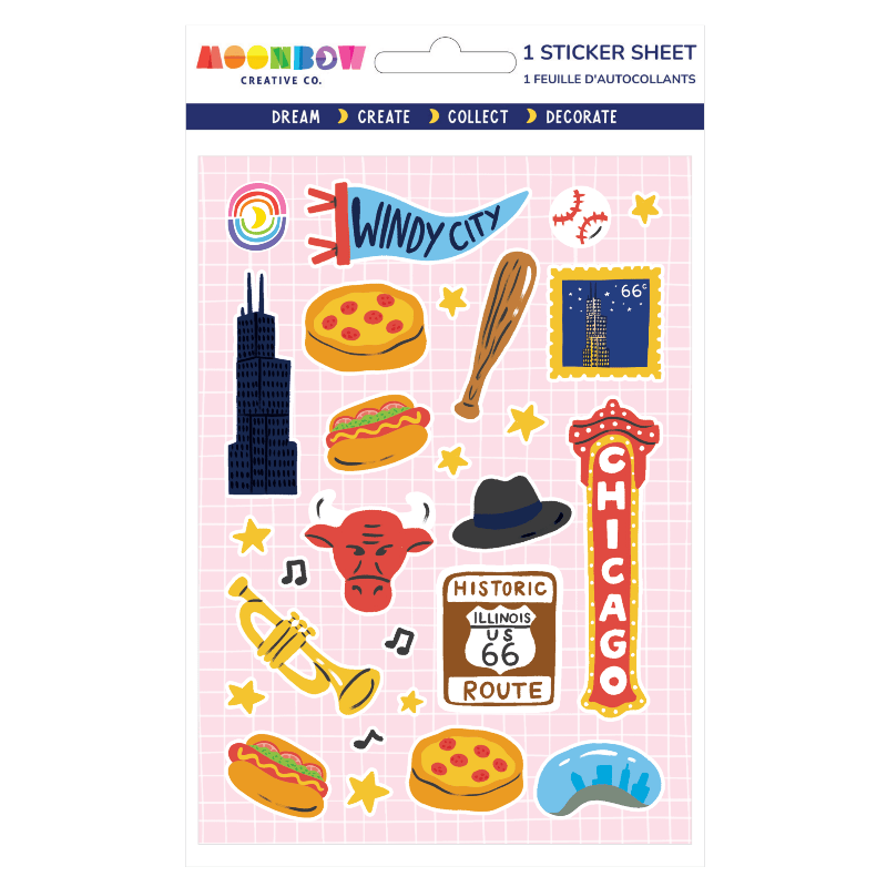 Moonbow Creative Co Stickers Chicago Days Hologram Stickers