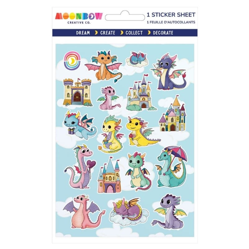 Moonbow Creative Co Stickers Dragon Tales Hologram Stickers