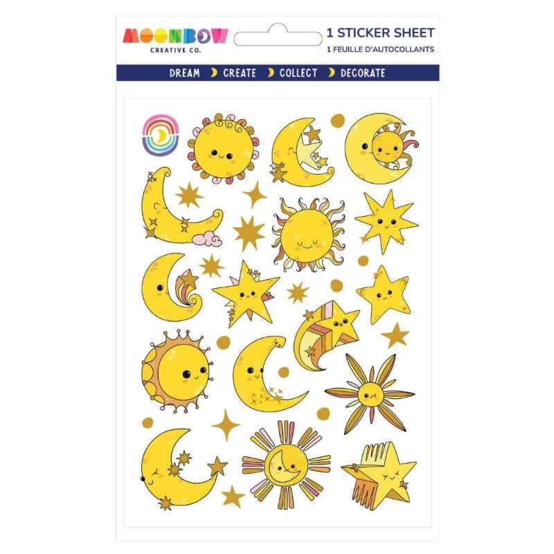 Moonbow Creative Co Stickers Golden Celestial Foil Stickers