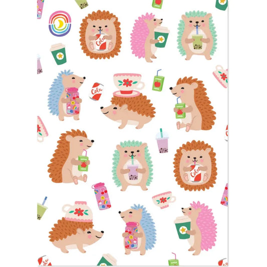 Moonbow Creative Co Stickers Hydrating Hedgehogs Glossy Stickers