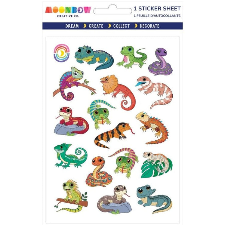 Moonbow Creative Co Stickers Reptiles Glossy Stickers