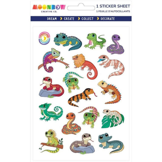 Moonbow Creative Co Stickers Reptiles Glossy Stickers