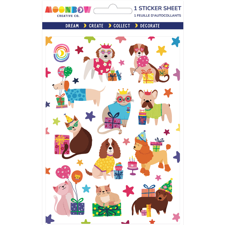 Moonbow Creative Co Stickers Surprise Pawty Glossy Stickers