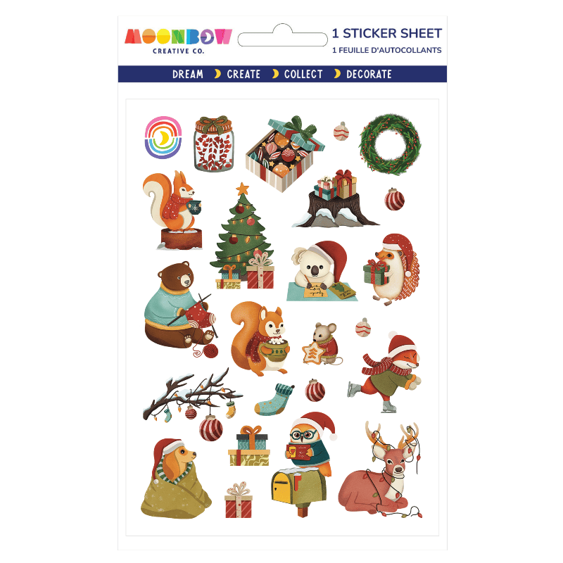 Moonbow Creative Co Stickers Woodland Christmas Glossy Stickers