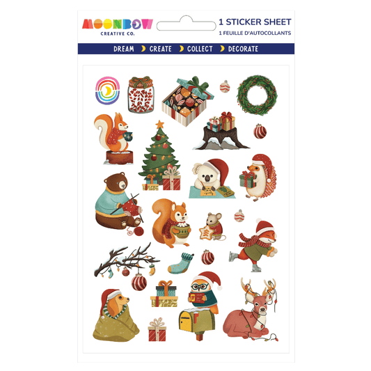Moonbow Creative Co Stickers Woodland Christmas Glossy Stickers