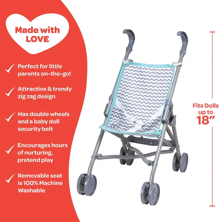 Nexa Doll Accessories Zig Zag Small Umbrella Stroller
