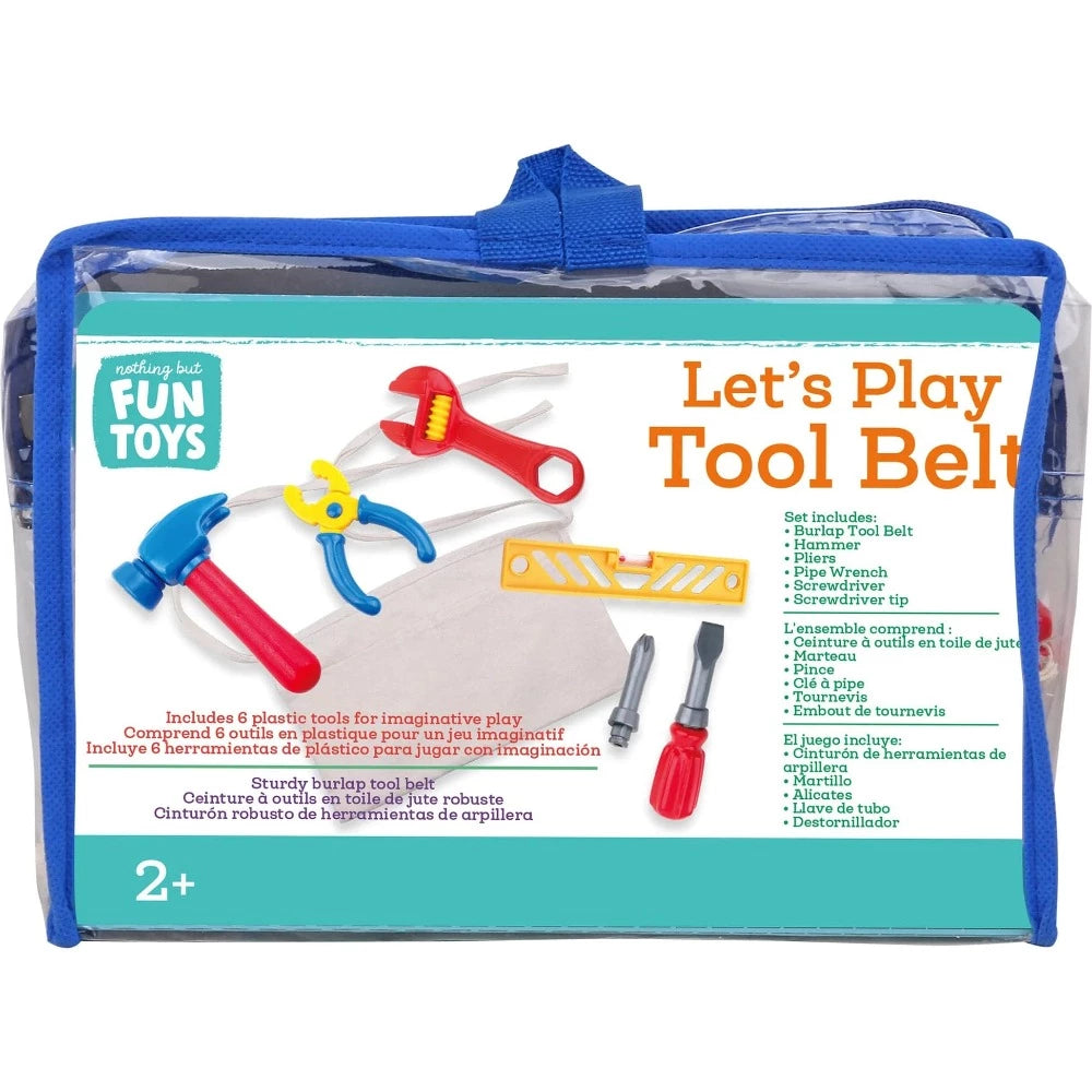 Nothing But Fun Toys Pretend Play Let's Play Tool Belt