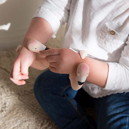 Oli & Carol Rattles & Teethers Sky the Flamingo Teether
