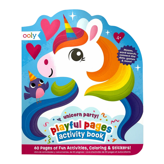 Ooly Activity Books Default Playful Pages Activity Book - Unicorn Party!