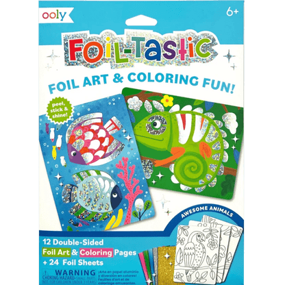 Ooly Art & Craft Activity Kits Default Foil-Tastic Art - Awesome Animals