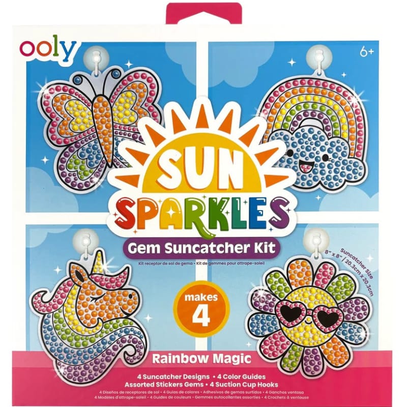 Ooly Art & Craft Activity Kits Sun Sparkles Gem Suncatcher Kit - Rainbow Magic