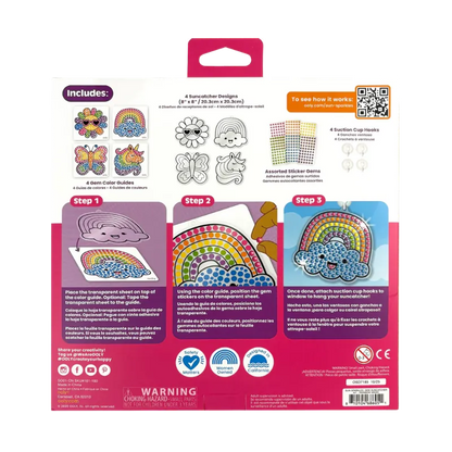Ooly Art & Craft Activity Kits Sun Sparkles Gem Suncatcher Kit - Rainbow Magic