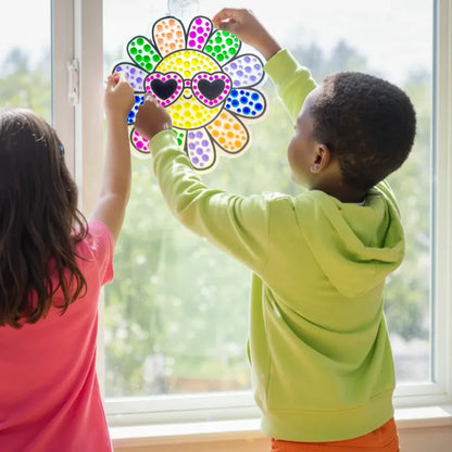 Ooly Art & Craft Activity Kits Sun Sparkles Gem Suncatcher Kit - Rainbow Magic