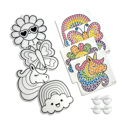 Ooly Art & Craft Activity Kits Sun Sparkles Gem Suncatcher Kit - Rainbow Magic