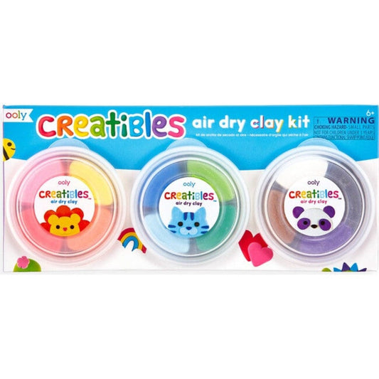 Ooly Clay Arts & Crafts Creatibles Air Dry Clay Kit