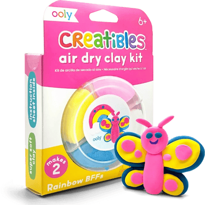 Ooly Clay Arts & Crafts Default Creatibles Air Dry Clay Kit - Rainbow BFFs