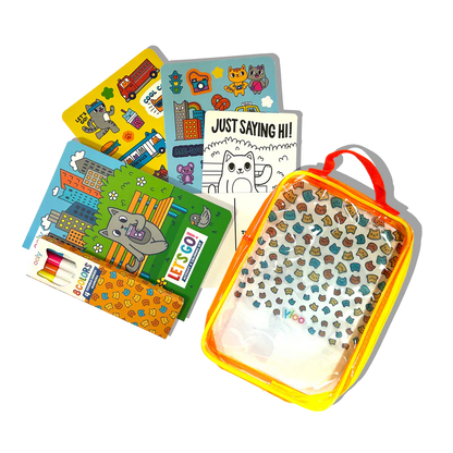 Ooly Coloring & Painting Kits Let's Go! Kitty in the City Activity Kit