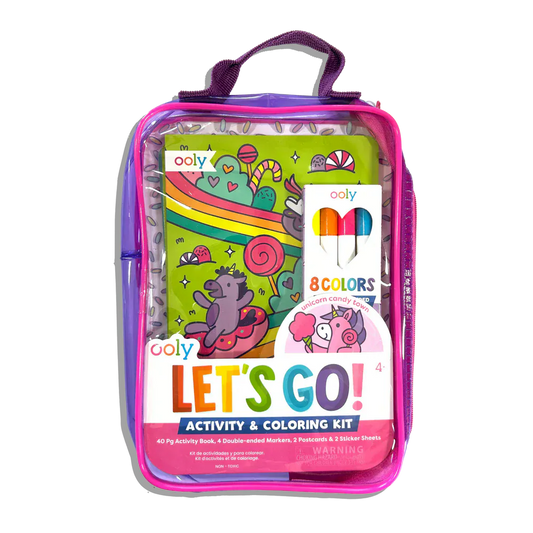 Ooly Coloring & Painting Kits Let's Go! Unicorn Candy Activity Kit