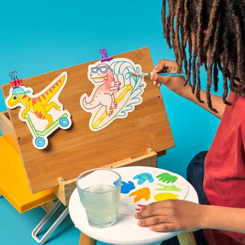 Ooly Coloring & Painting Kits Playful Painters Watercolor Set - Chills & Thrills Dinos