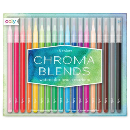Ooly Markers, Pens, Brushes & Crayons Chroma Blends Watercolor Brush Markers